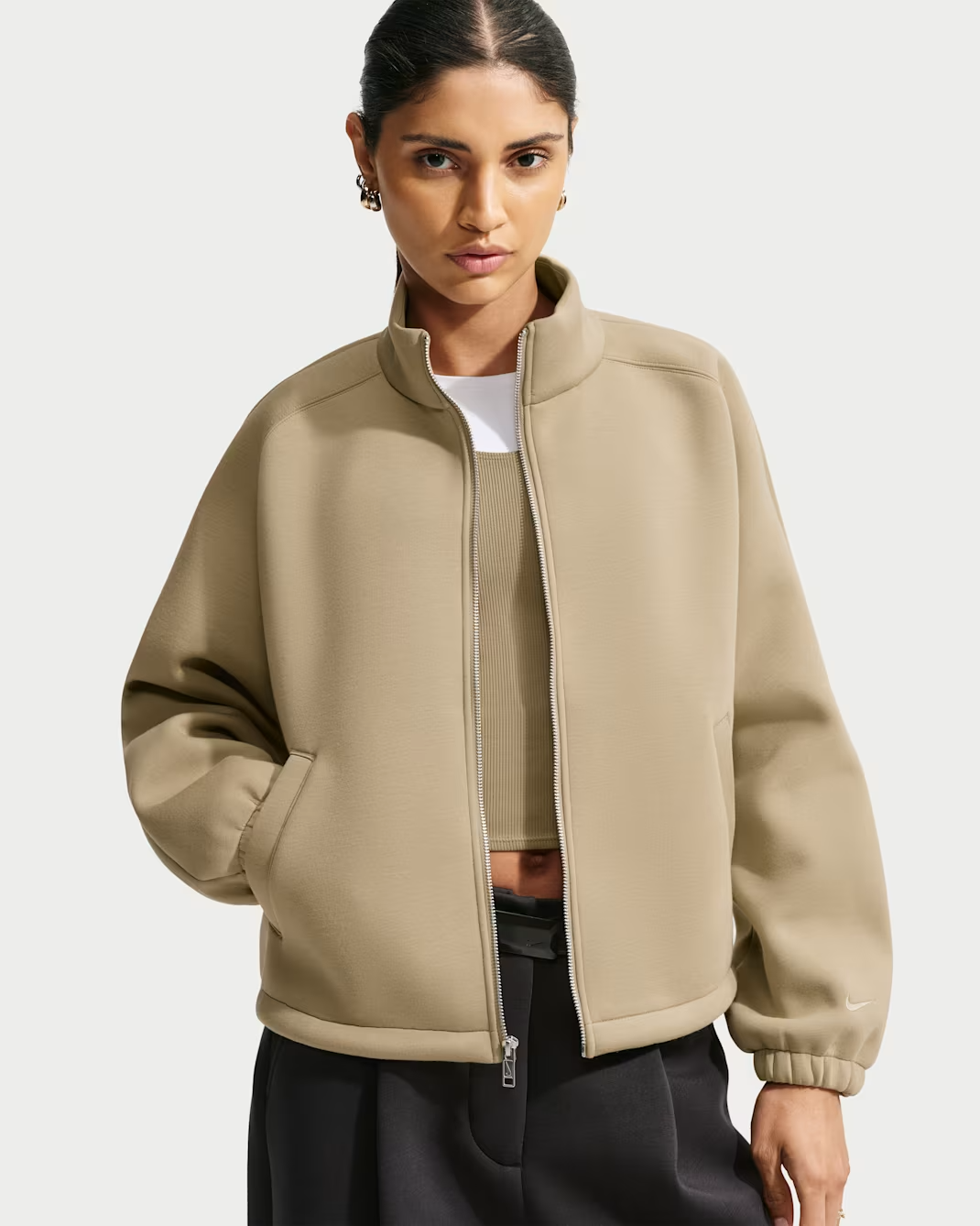 Image of Дамско Яке NIKE W NSW PREGAME FLC TRK JKT