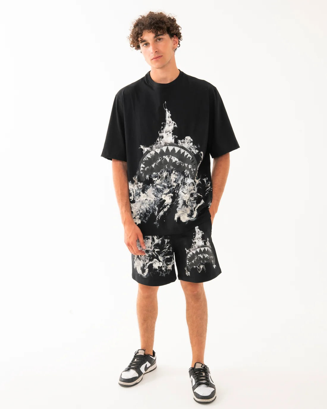 Image of Мъжка Тениска SPRAYGROUND INK INFUSION T-SHIRT BLK