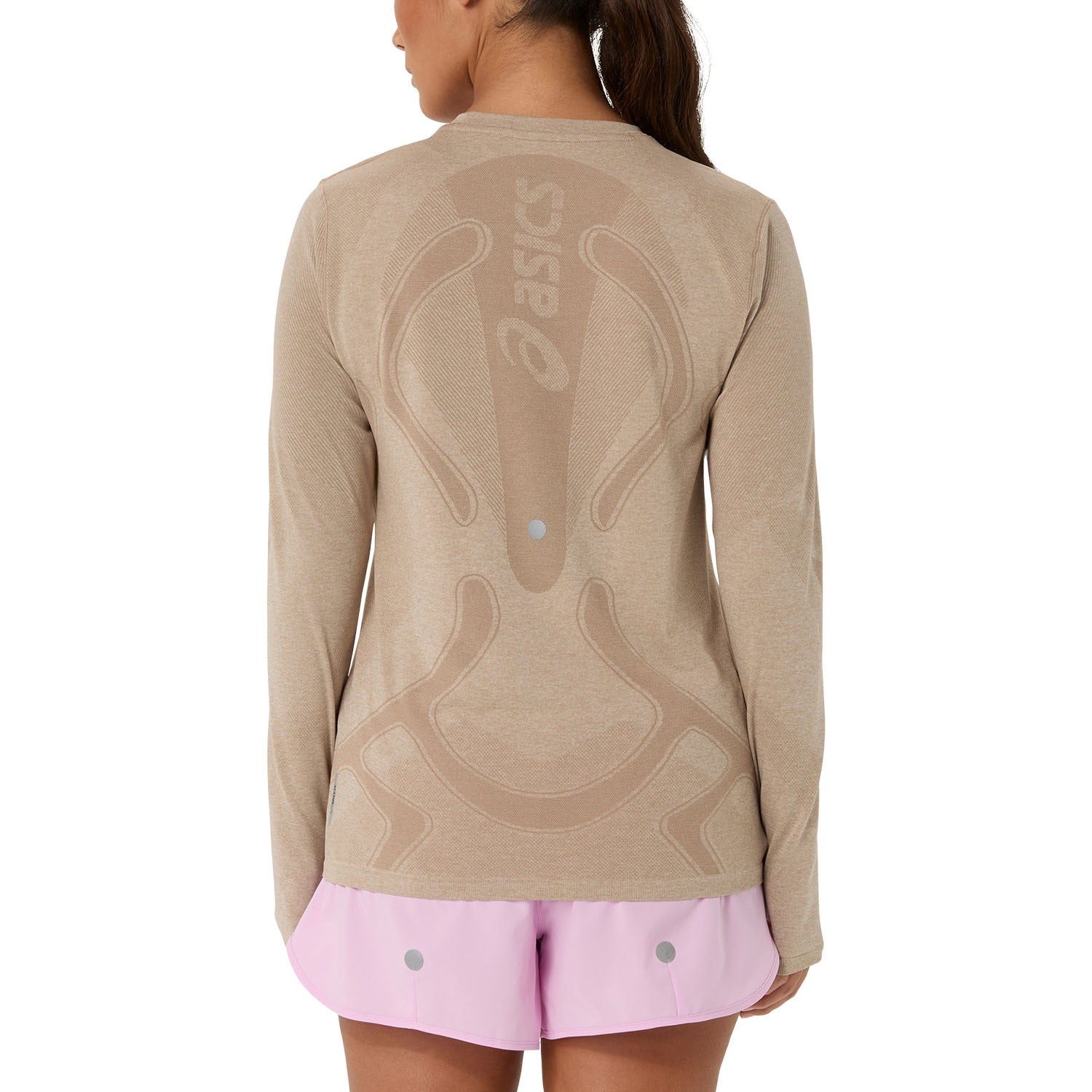 Image of Дамска Блуза ASICS ROAD SEAMLESS LS TOP GREIGE