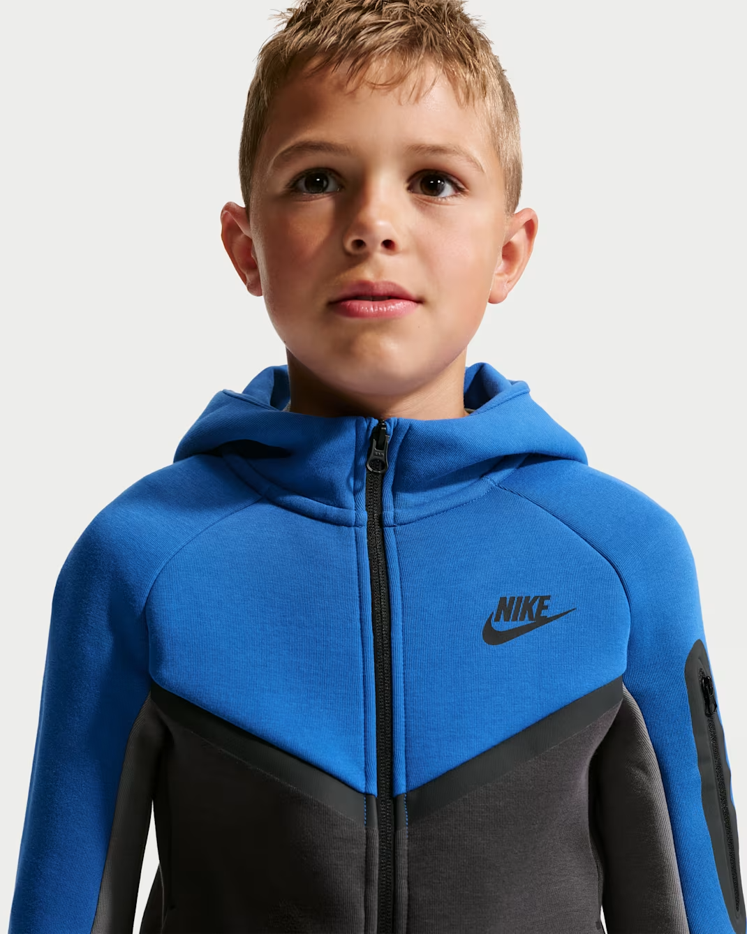 Image of Детски Суитшърт NIKE B NSW TCH FLC FZ - PD