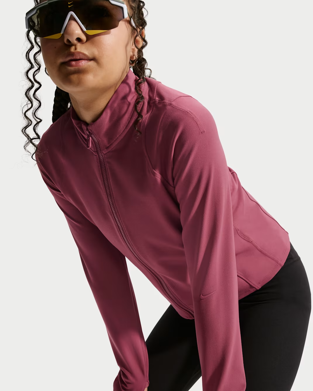 Image of Дамски Суитшърт NIKE G NK MAVN DF FITTED FZ LS TOP