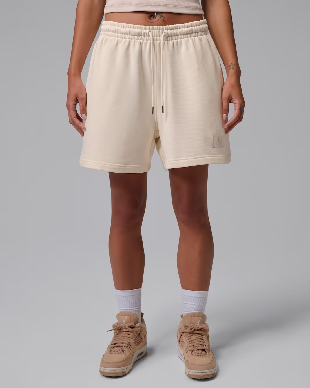 Image of Дамски Къс панталон NIKE W J FLT FLC FT NOV SHORT IF1154-110- Ballistic sport, Балистик