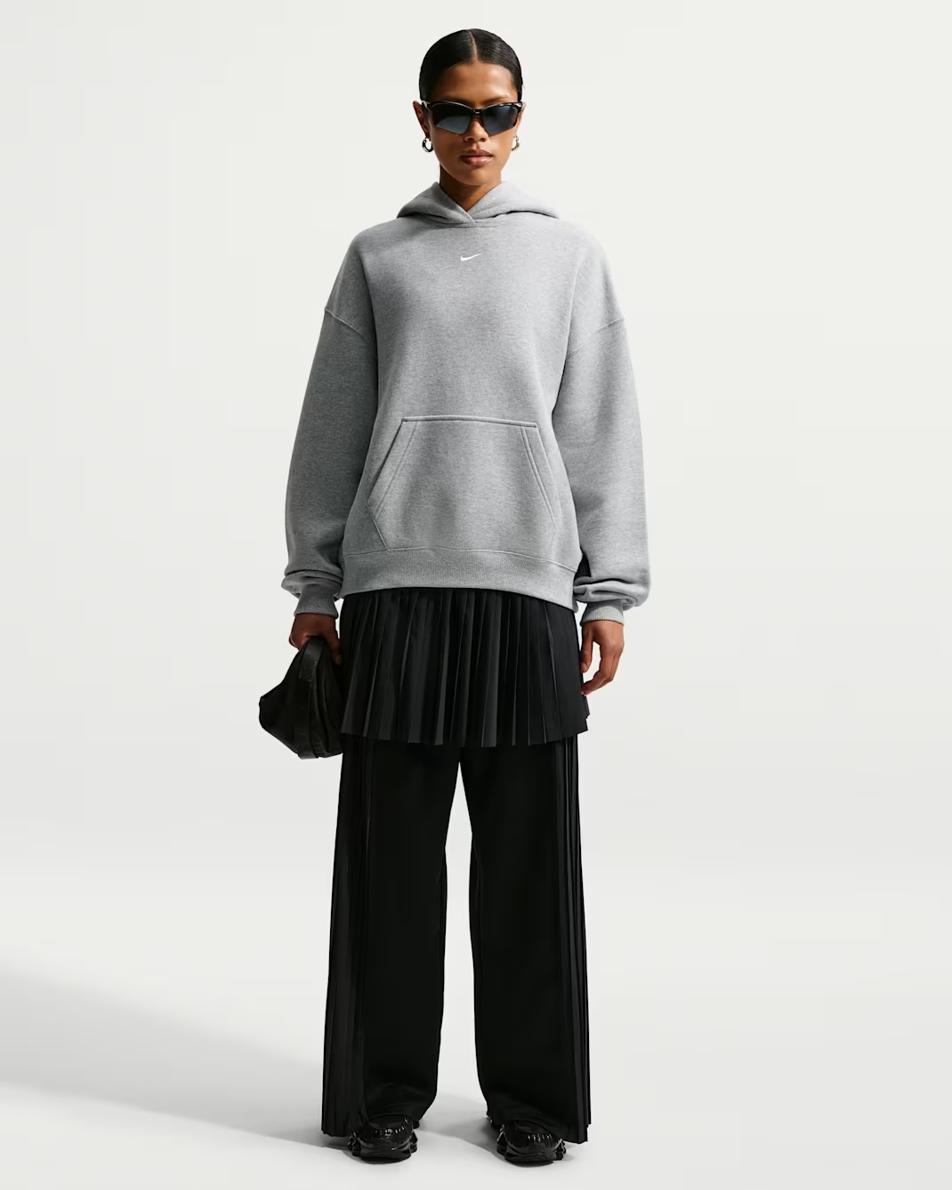 Image of Дамски Суитшърт NIKE W NK STDO FLC MW OS PO HDY