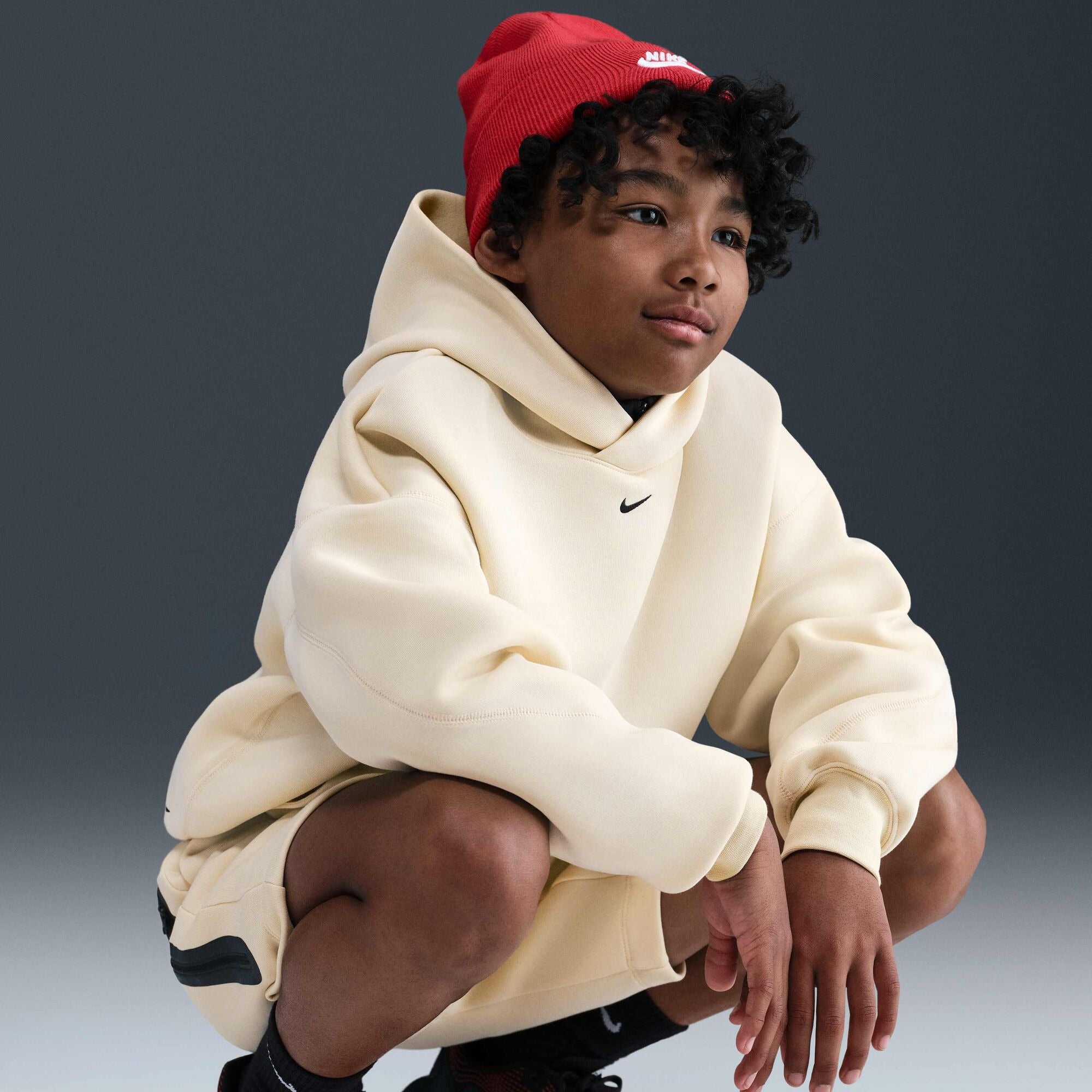 Image of Детски Суитшърт NIKE B NSW TCH FLC OVRS PO HDY-PD