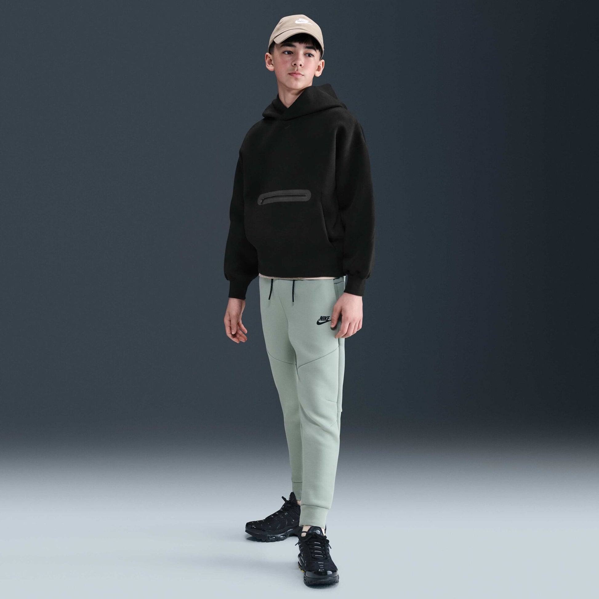 Детски Суитшърт NIKE B NSW TCH FLC OVRS PO HDY-PD