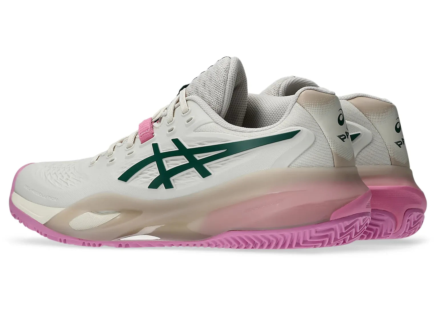 Image of Дамски Маратонки ASICS GEL-RESOLUTION X PADEL SOFT OAT/GREEN