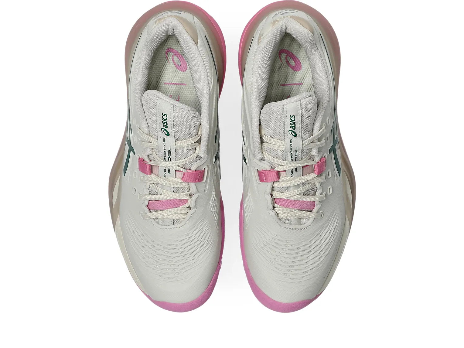 Image of Дамски Маратонки ASICS GEL-RESOLUTION X PADEL SOFT OAT/GREEN