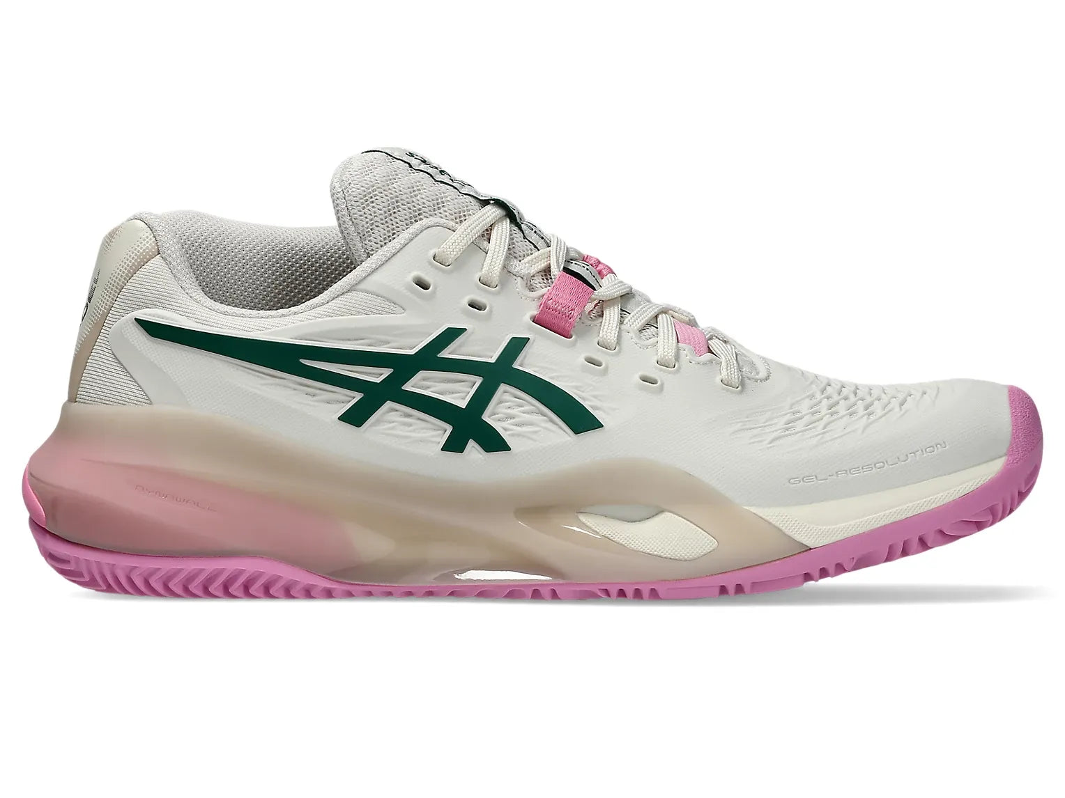 Image of Дамски Маратонки ASICS GEL-RESOLUTION X PADEL SOFT OAT/GREEN
