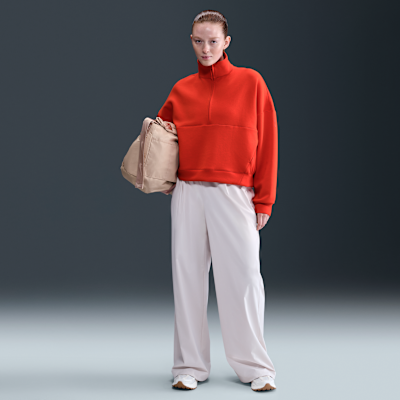 Image of Дамски Суитшърт NIKE W NK 24.7 DF HZ TOP SOFT KNIT -HQ8188-633-Ballistic-sport, Балистик