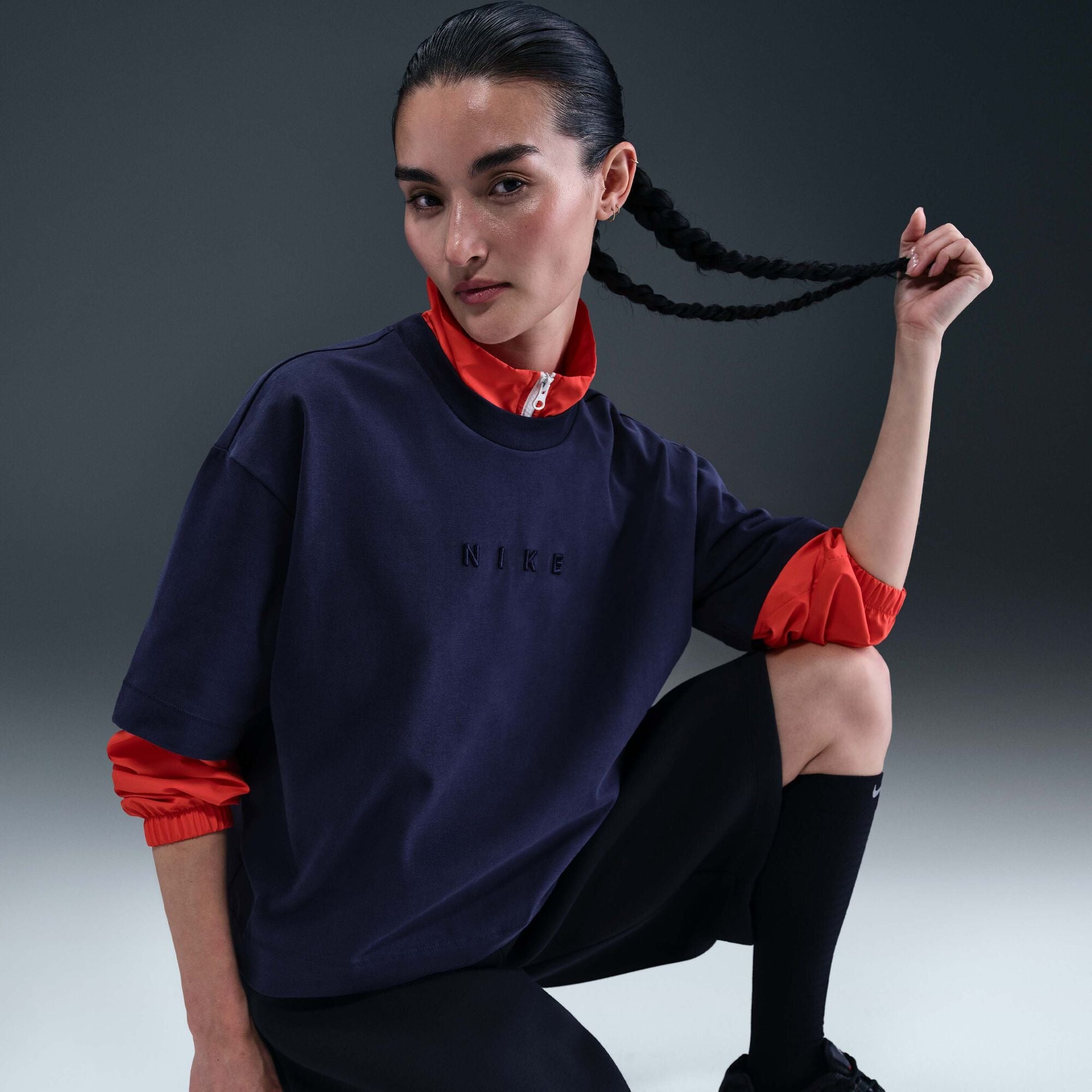 Image of Дамска Тениска NIKE W NSW LUXE SS TEE BOXY