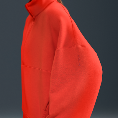 Image of Дамски Суитшърт NIKE W NK 24.7 DF HZ TOP SOFT KNIT -HQ8188-633-Ballistic-sport, Балистик