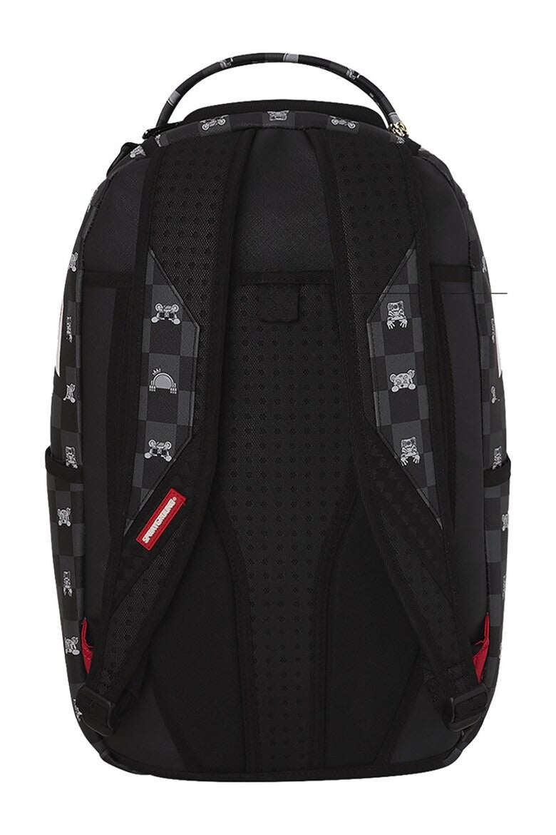 Image of Унисекс Раница SPRAYGROUND GRAY PEEKING CHARACTER CHECK DLXSV BACKPACK