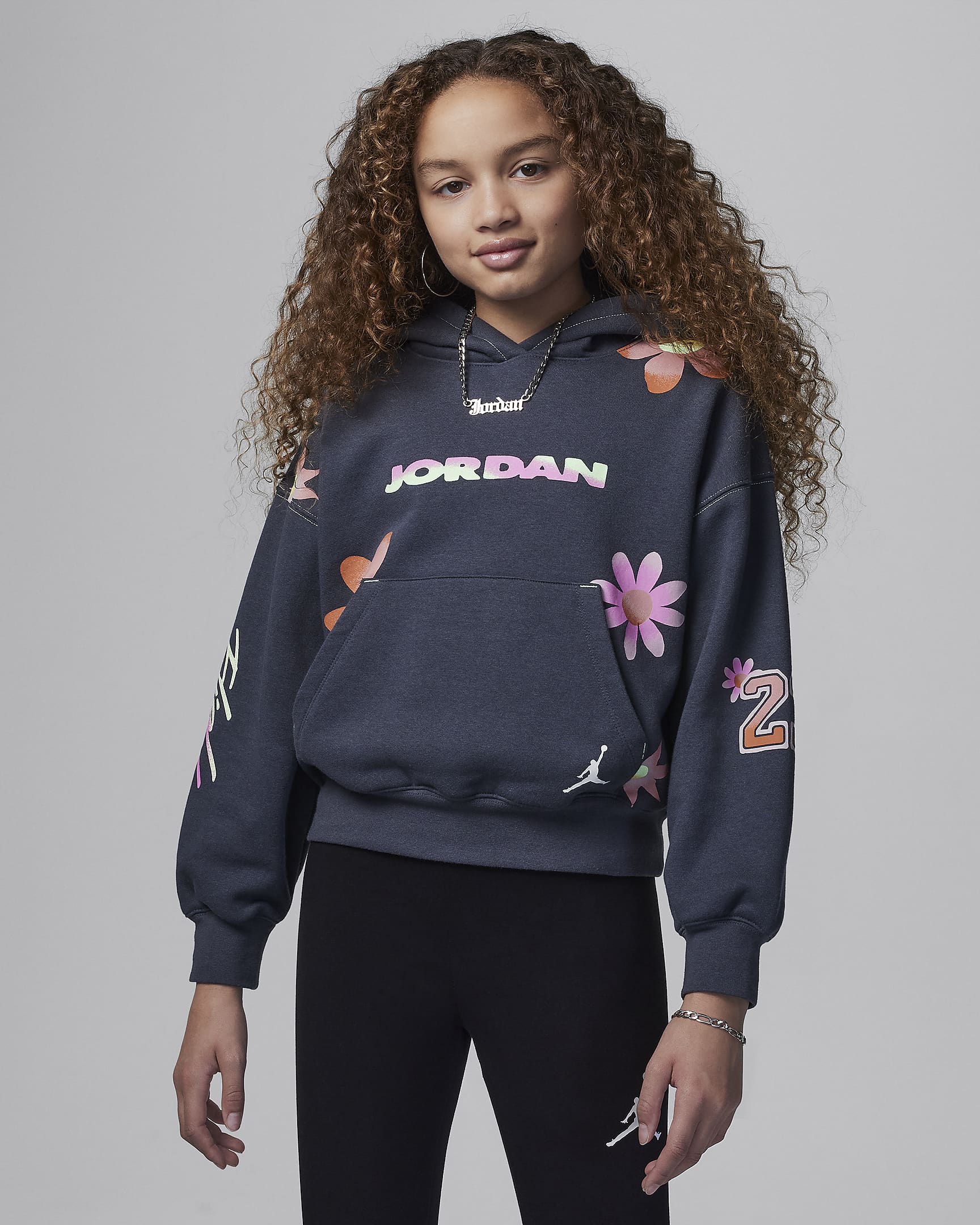 Youth Sweatshirt NIKE JDG DELORIS JORDAN FLOWER PO