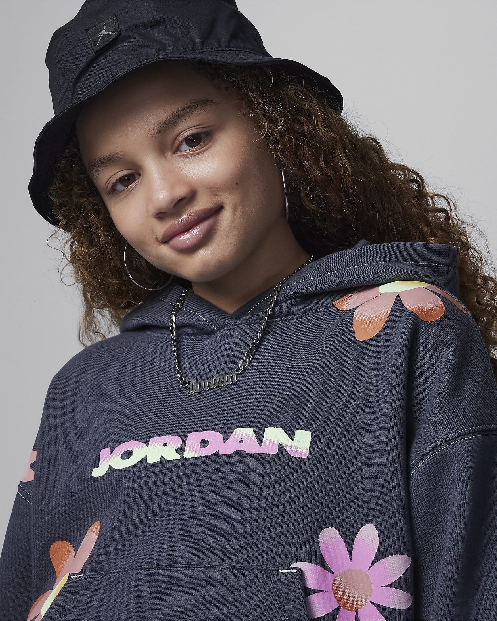Youth Sweatshirt NIKE JDG DELORIS JORDAN FLOWER PO