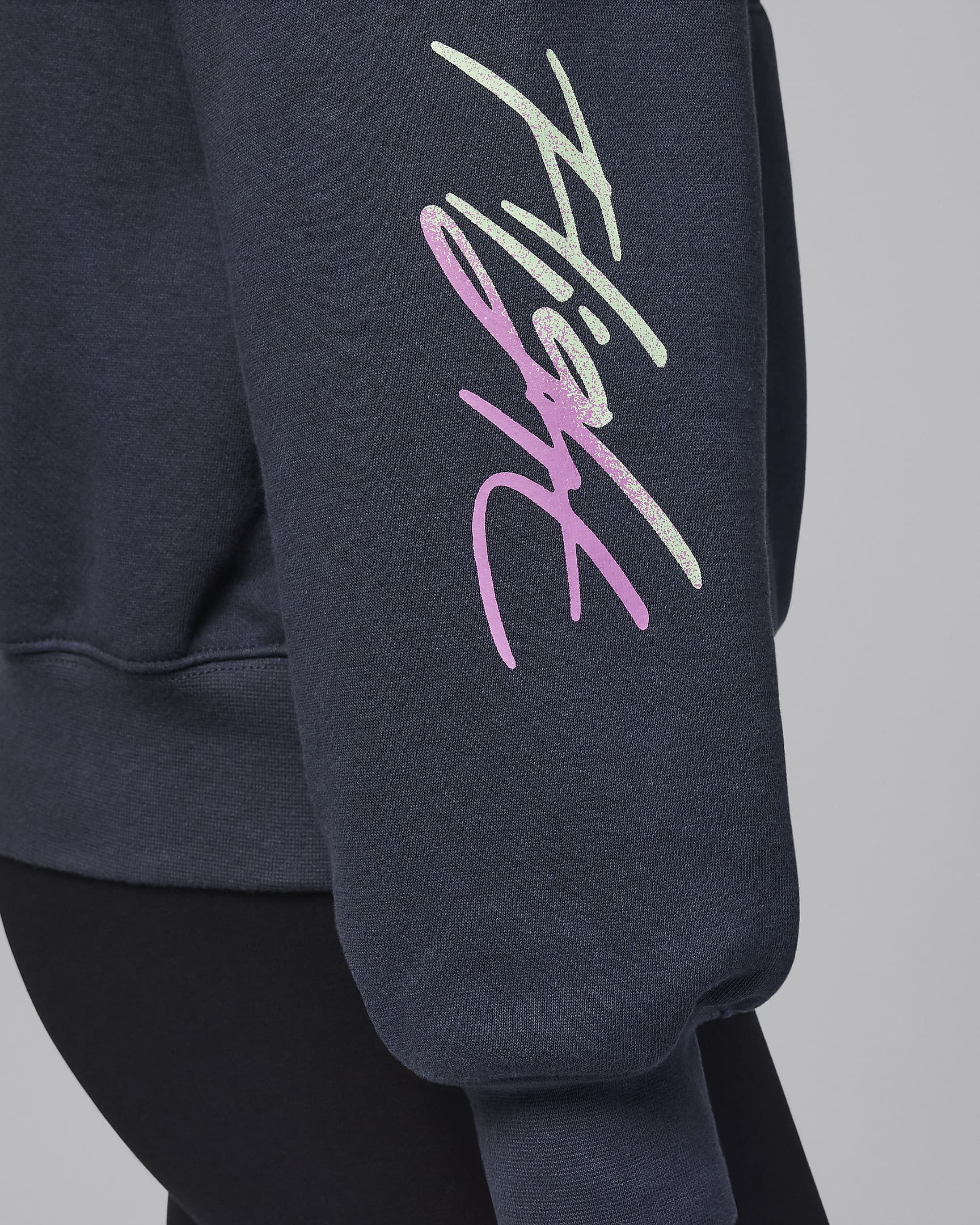 Image of Юношески Суитшърт NIKE JDG DELORIS JORDAN FLOWER PO