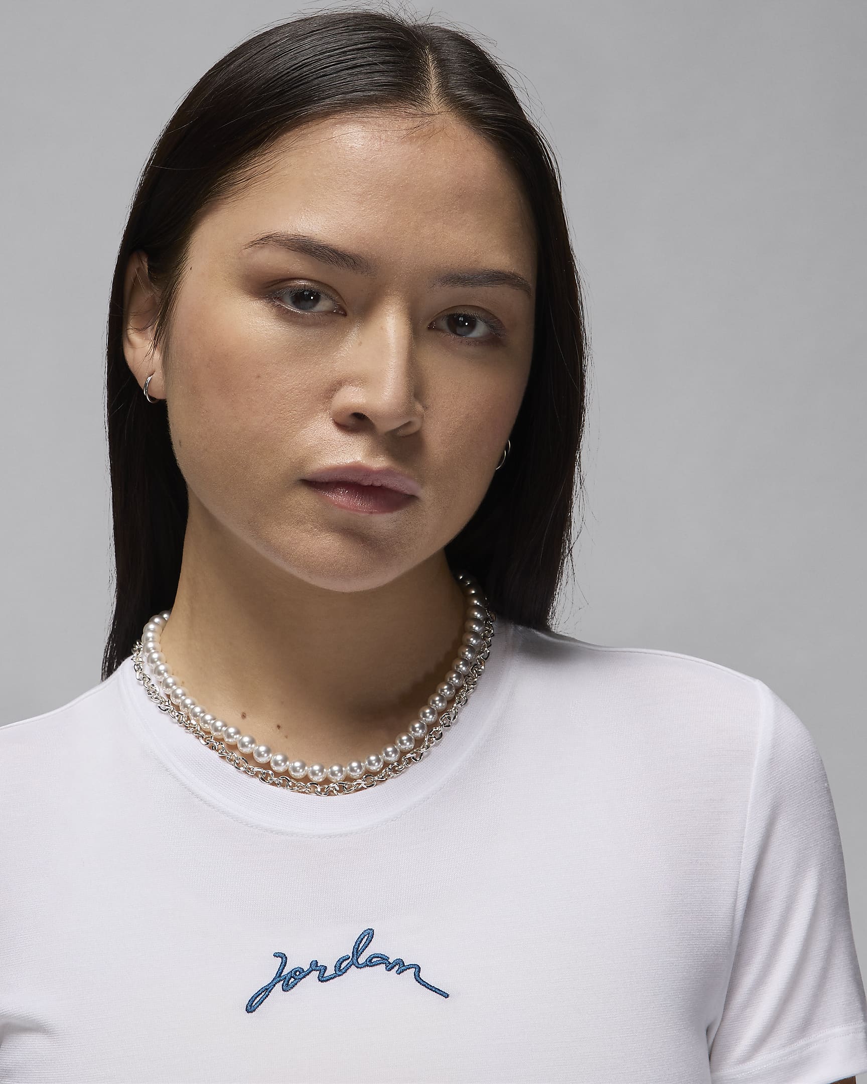 Image of Дамска Тениска NIKE W J SS GFX SLIM CROP TEE