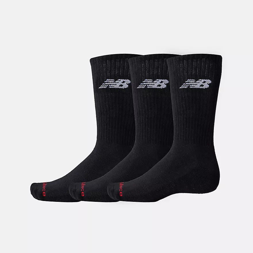 Image of Унисекс Чорапи NEW BALANCE SOCKS EVERYDAY CREW - 3 PACK LAS51293-BLACK- Ballistic sport, Балистик