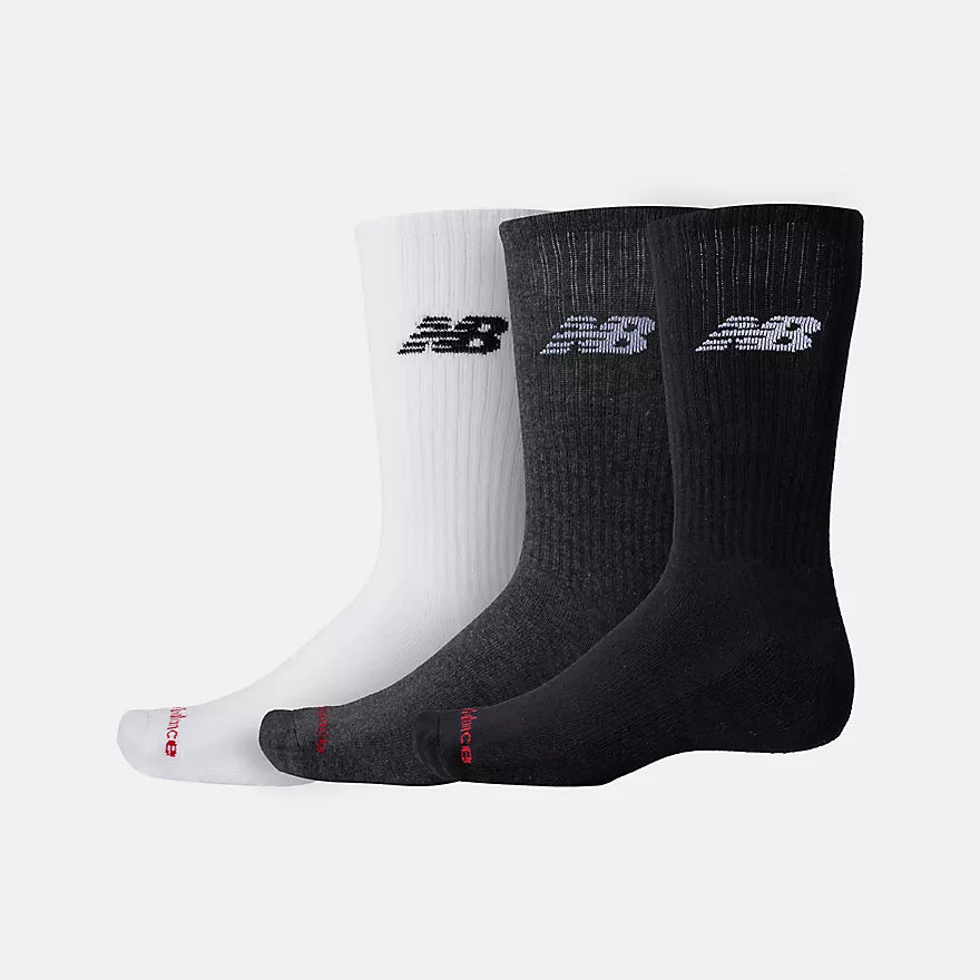Image of Унисекс Чорапи NEW BALANCE SOCKS EVERYDAY CREW - 3 PACK LAS51293-WHITE MULTI Ballistic sport, Балистик