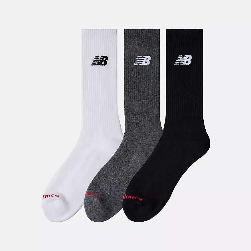Image of Унисекс Чорапи NEW BALANCE SOCKS EVERYDAY CREW - 3 PACK LAS51293-WHITE MULTI Ballistic sport, Балистик