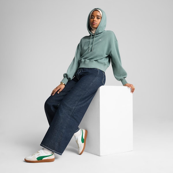 Image of Women's Sweatshirt PUMA WARDROBE ESS Cropped Hoodie TR