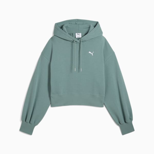 Дамски Суитшърт PUMA WARDROBE ESS Cropped Hoodie TR