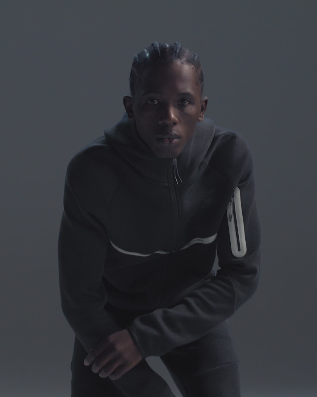 Мъжки Суитшърт NIKE M NK TECH FLC WR FZ JKT REFLEC IM6537-010- Ballistic-sport