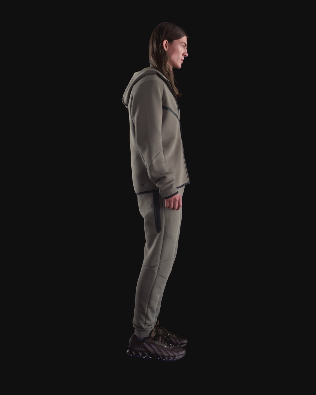 Image of Men's Sweatshirt NIKE M NK TCH FLC WR FZ JKT