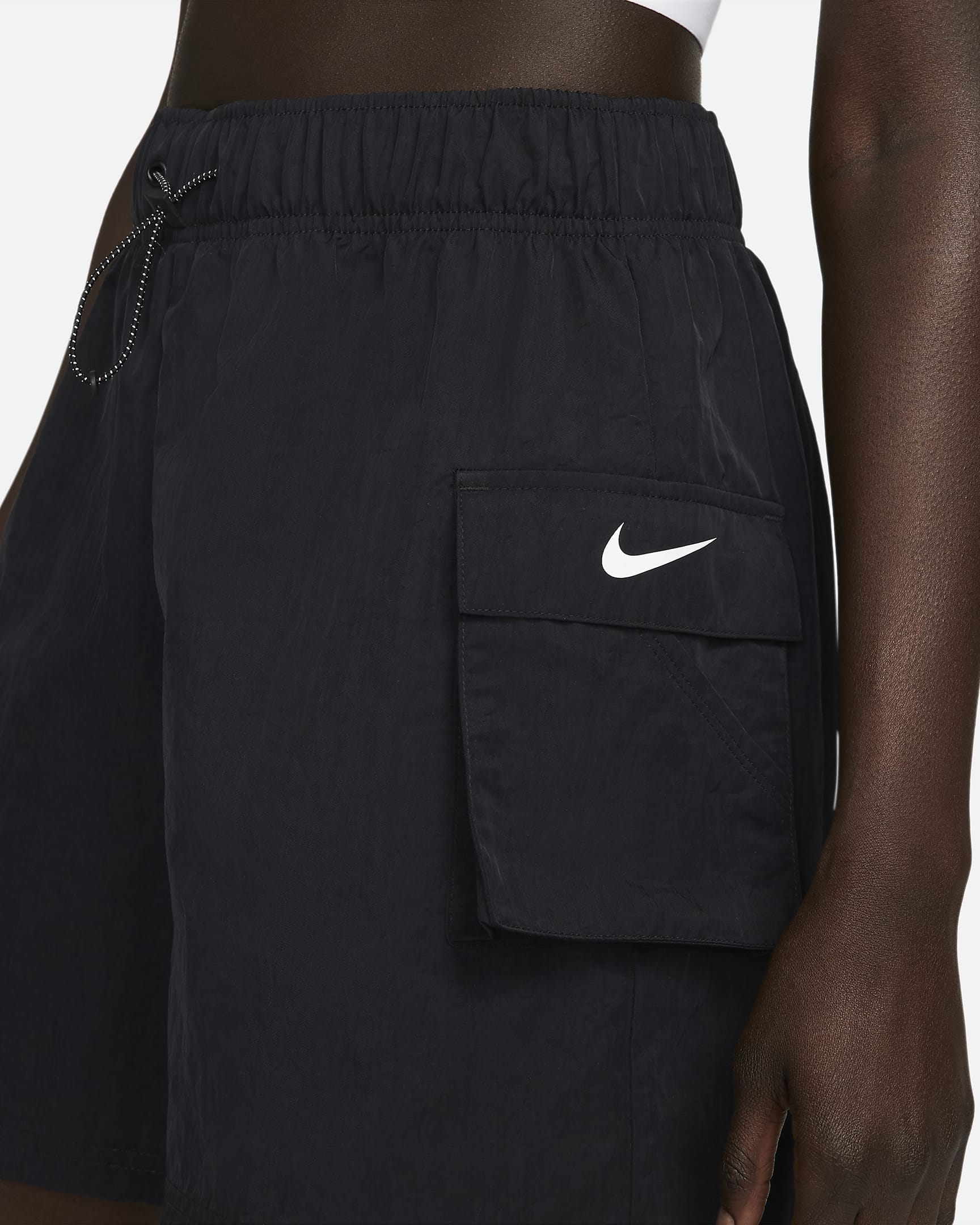 Image of Дамски Къс панталон NIKE W NSW ESSNTL WVN HR SHORT