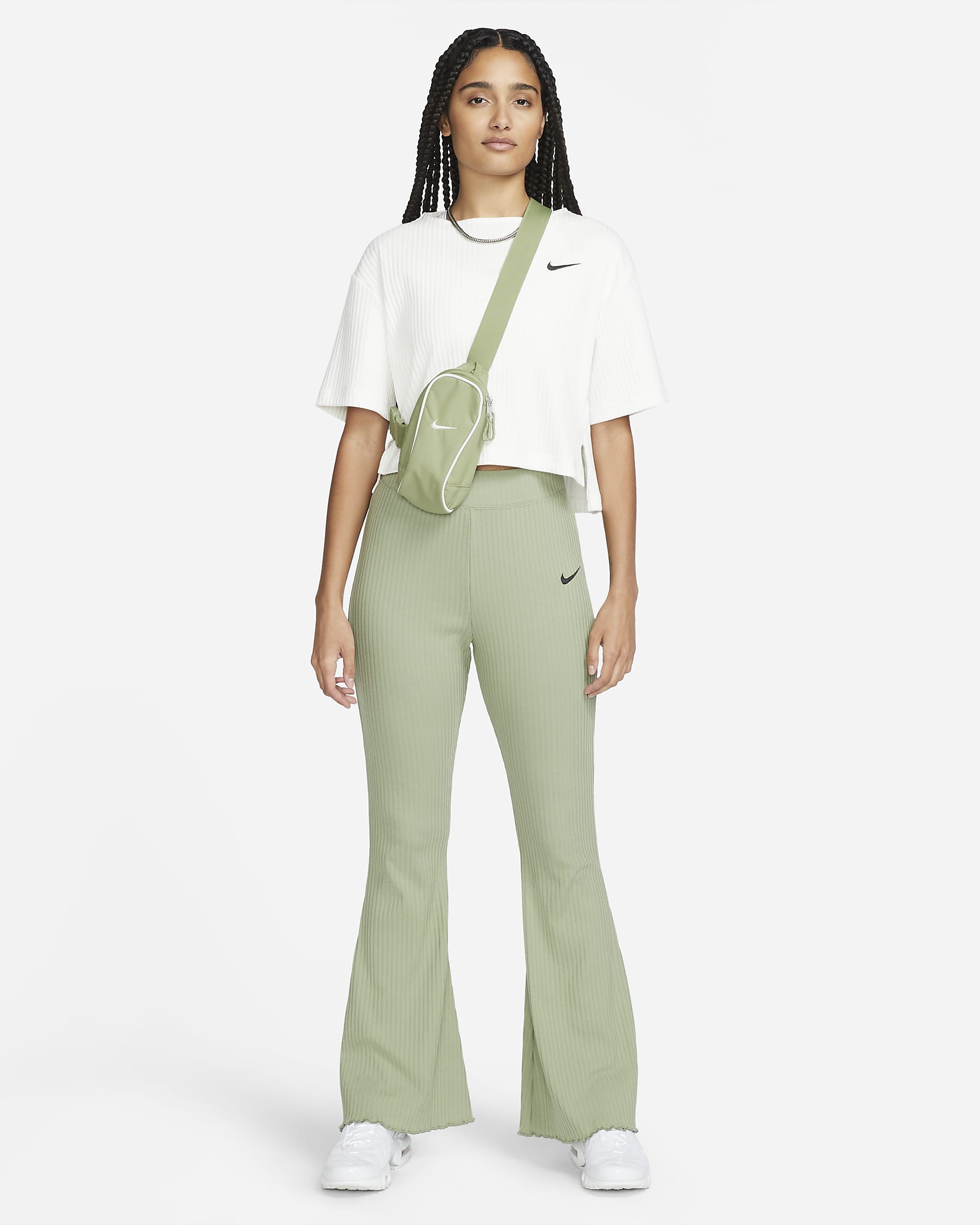 Дамски Панталон NIKE W NSW RIB JRSY PANT - Ballistic-sport