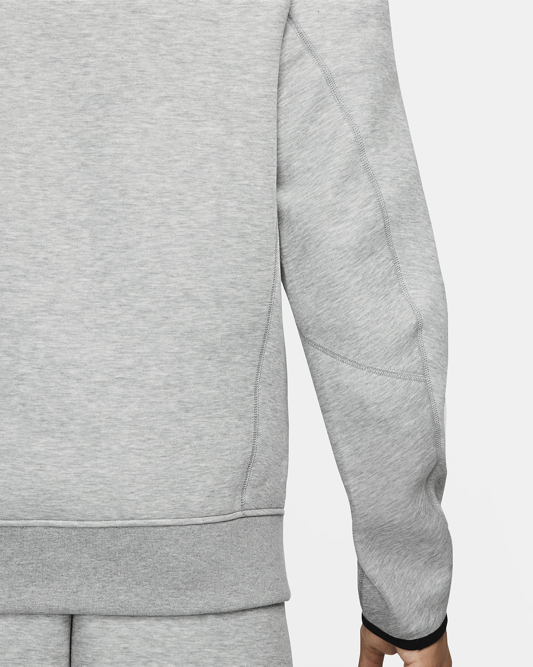 Image of Мъжки Суитшърт NIKE M NK TCH FLC HZ TOP - Ballistic-sport