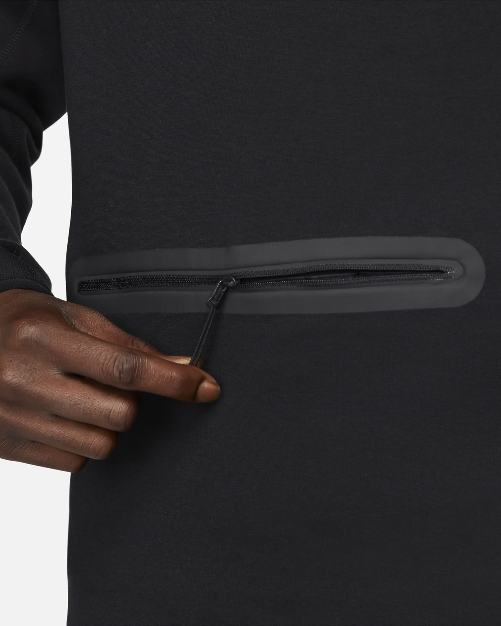 Image of Мъжки Суитшърт NIKE M NK TCH FLC HZ TOP - Ballistic-sport