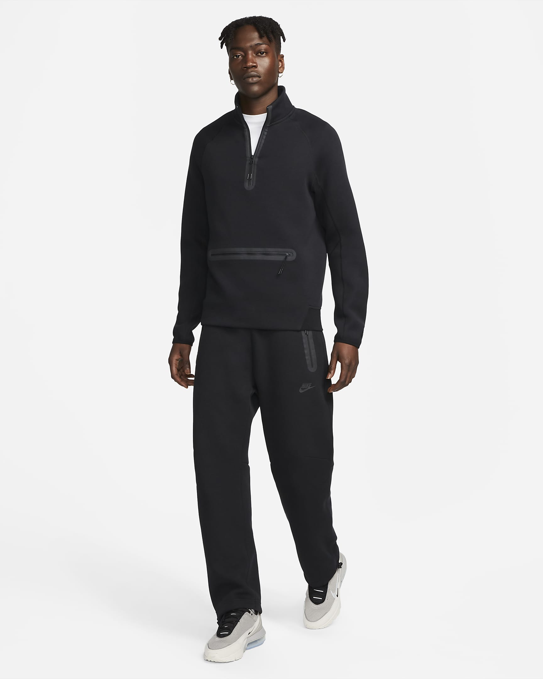 Мъжки Суитшърт NIKE M NK TCH FLC HZ TOP - Ballistic-sport
