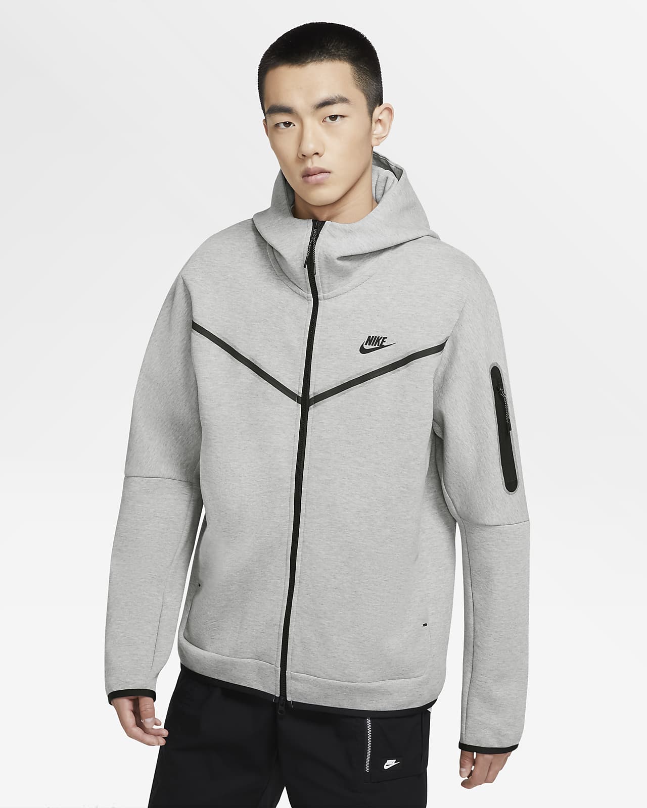 Мъжки Суитшърт NIKE M NSW TCH FLC HOODIE FZ - Ballistic Sport
