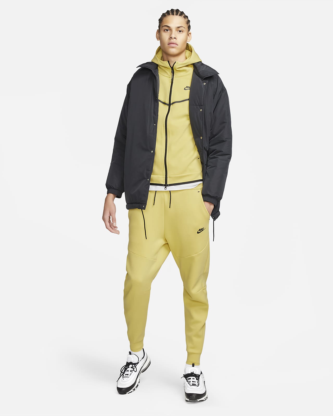 Мъжки Суитшърт NIKE M NSW TCH FLC HOODIE FZ - Ballistic Sport