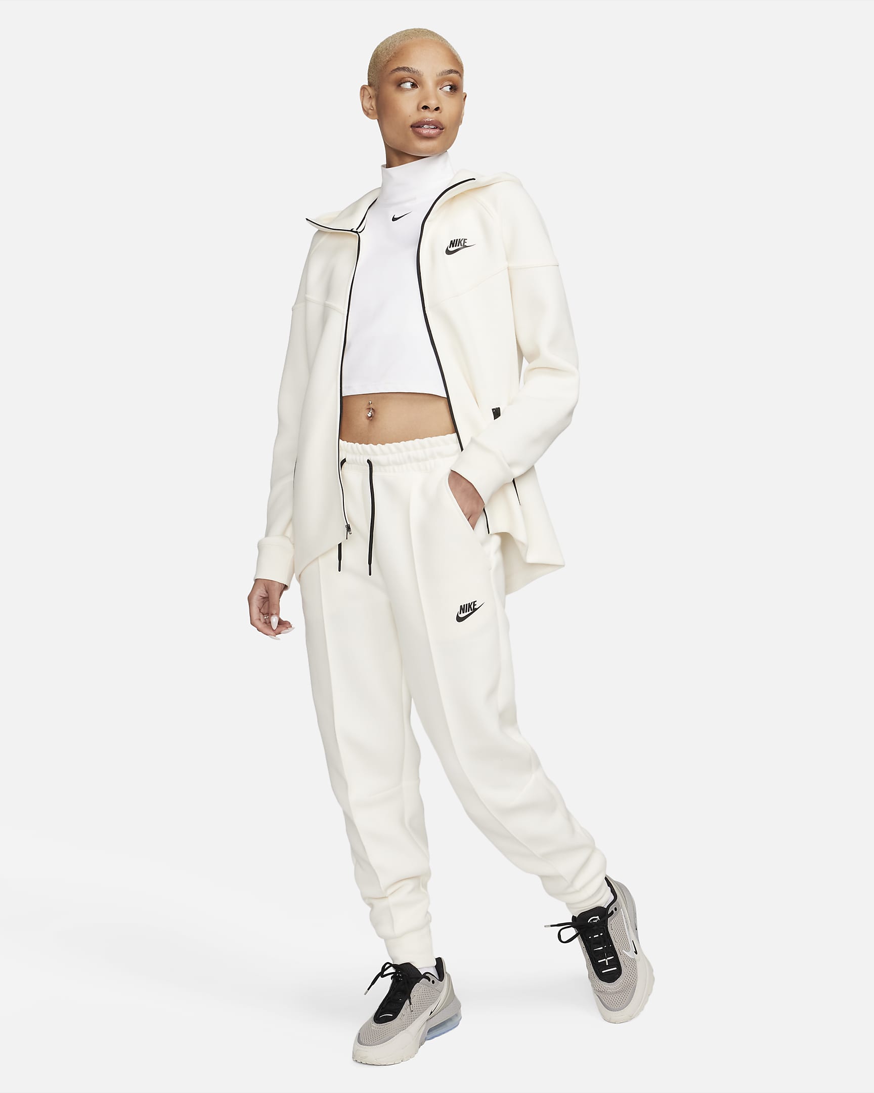 Дамски Панталон NIKE W NSW TCH FLC MR JGGR - Ballistic-sport