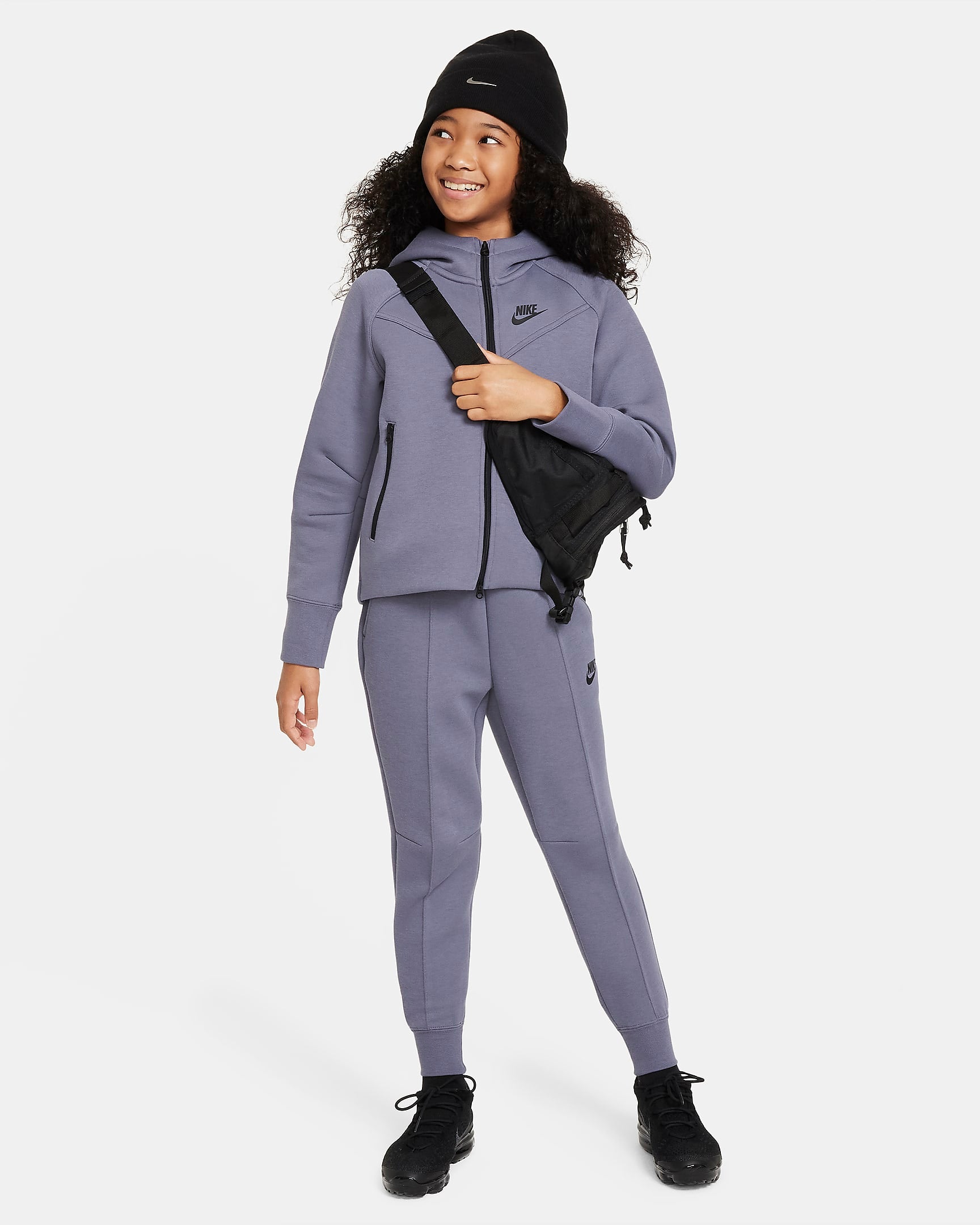 Image of Юношески Суитшърт NIKE G NSW TCH FLC HD FZ LS - Ballistic-sport