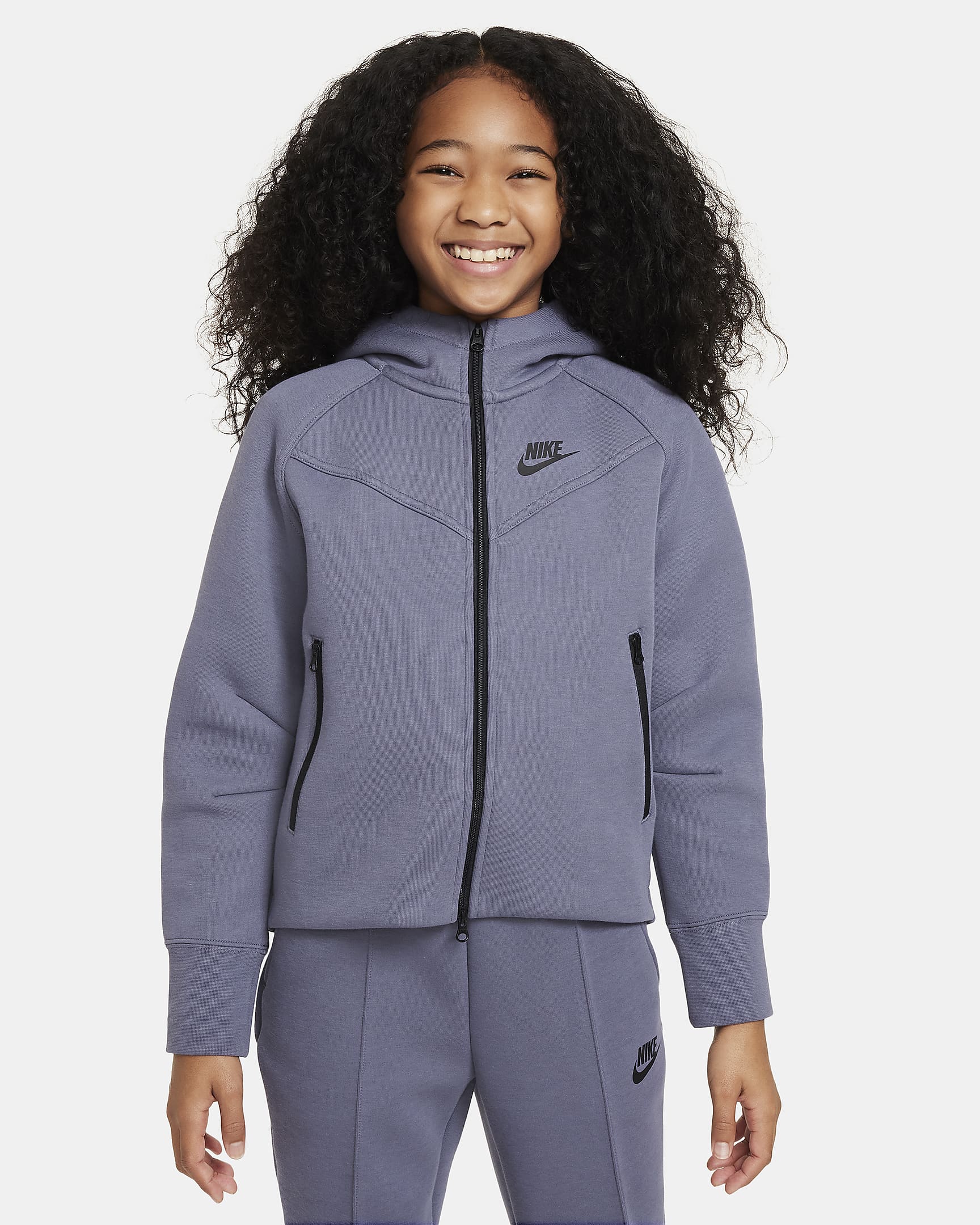 Юношески Суитшърт NIKE G NSW TCH FLC HD FZ LS - Ballistic-sport