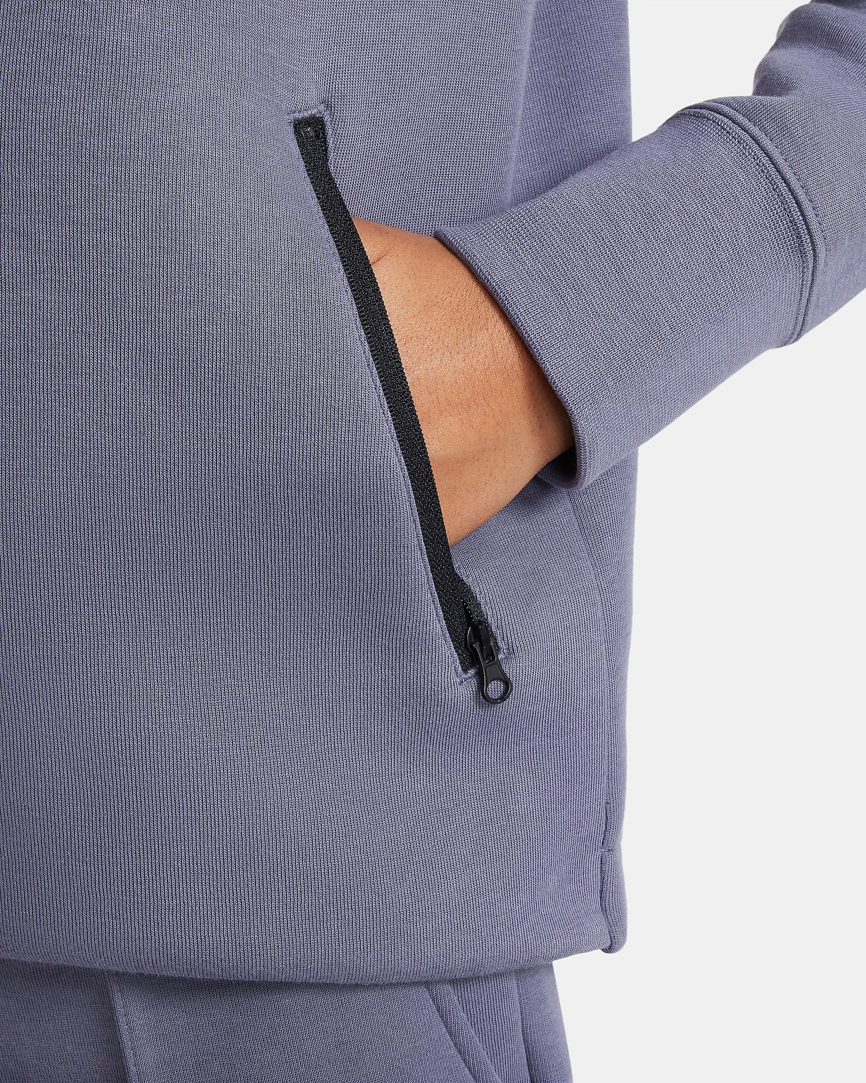 Image of Юношески Суитшърт NIKE G NSW TCH FLC HD FZ LS - Ballistic-sport