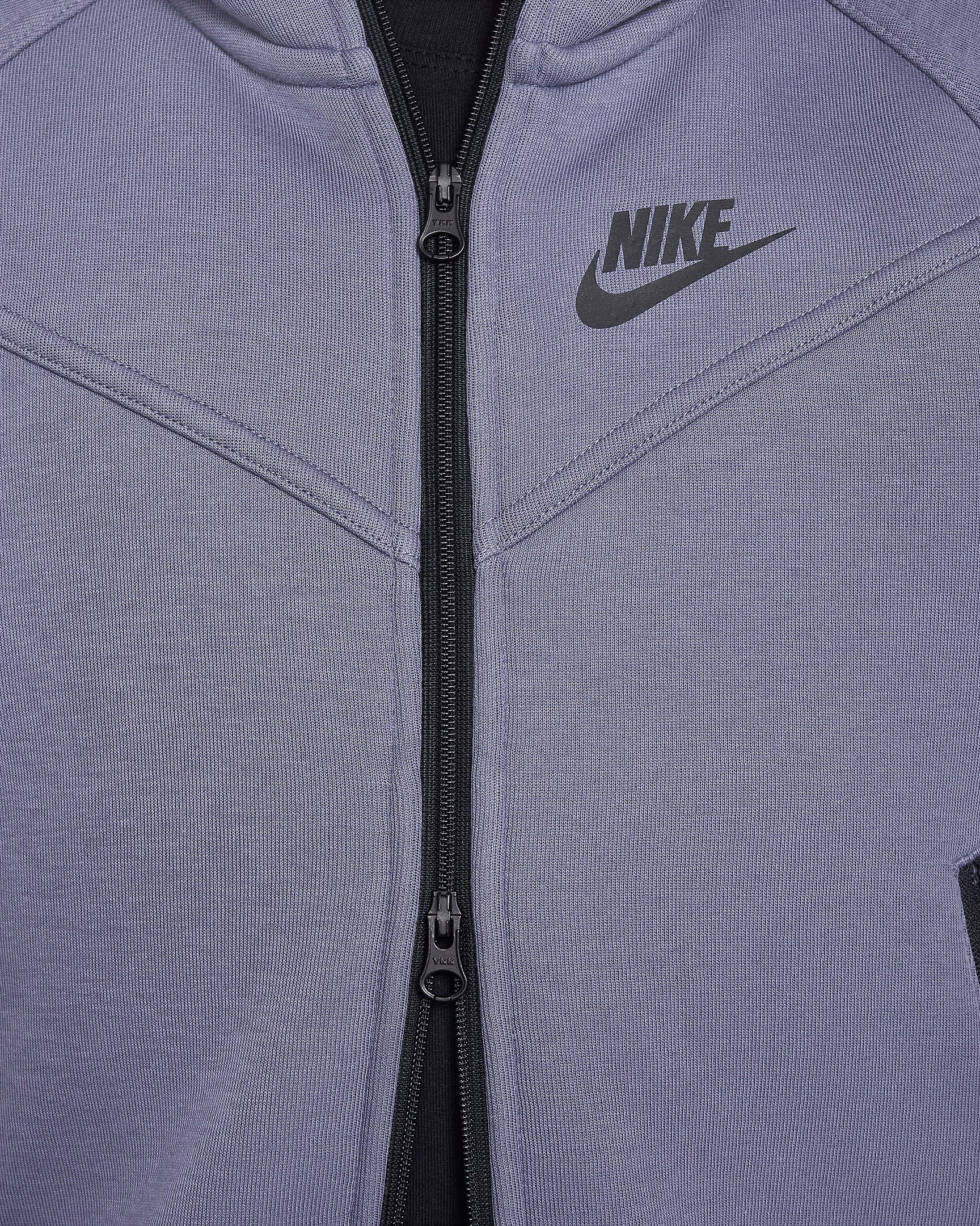 Image of Юношески Суитшърт NIKE G NSW TCH FLC HD FZ LS - Ballistic-sport
