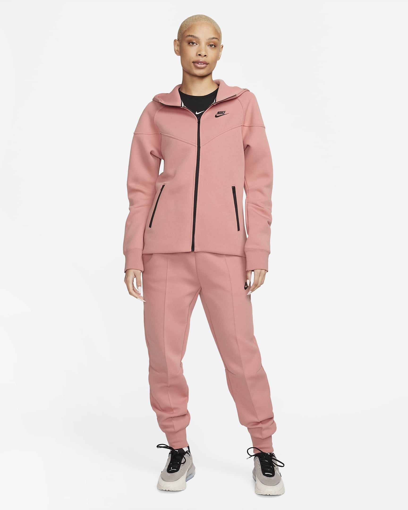 Image of Дамски Суитшърт NIKE W NSW TCH FLC WR FZ HDY - Ballistic-sport