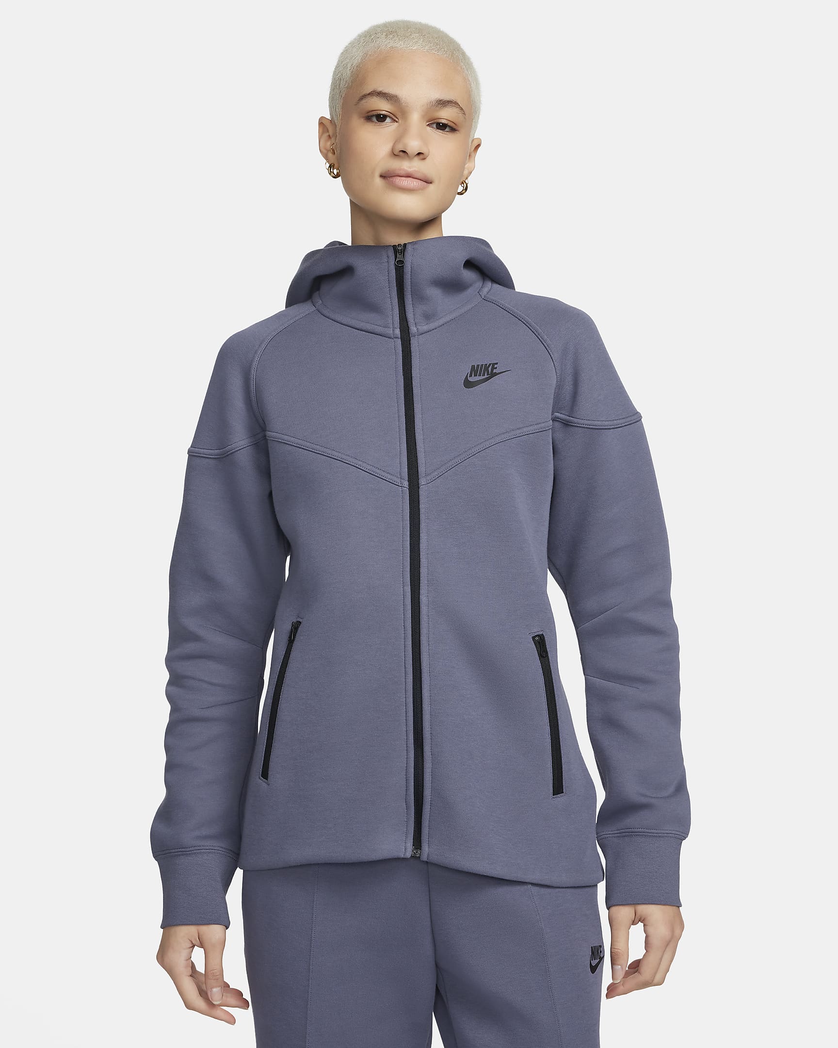 Image of Дамски Суитшърт NIKE W NSW TCH FLC WR FZ HDY - Ballistic-sport