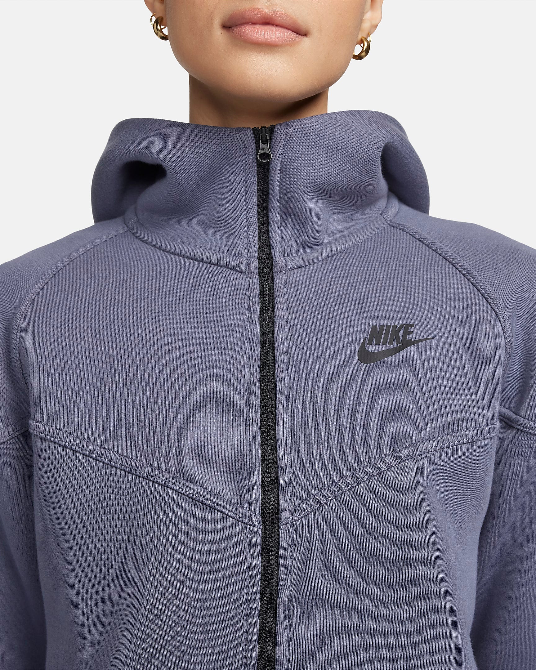 Image of Дамски Суитшърт NIKE W NSW TCH FLC WR FZ HDY - Ballistic-sport