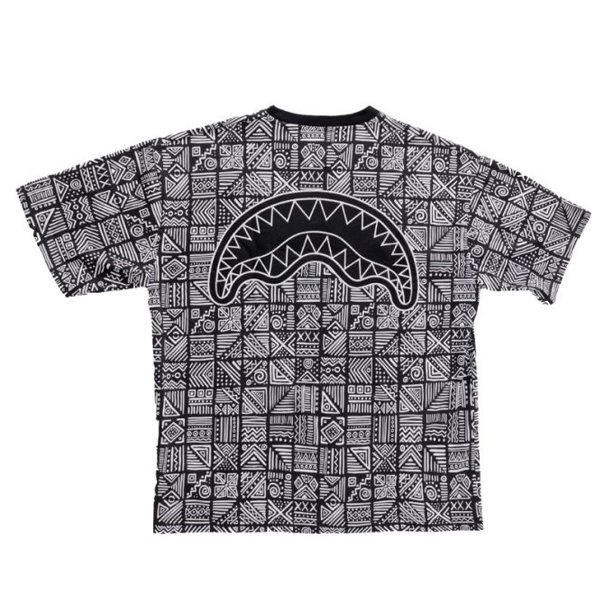Image of Мъжкa Тениска SPRAYGROUND A.I. COUTURE OVER TSHIRT SP456- Ballistic sport, Балистик
