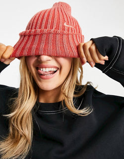 Image of Дамска шапка Nike Beanie Shiney Knit Hat Lobster - Ballistic Sport