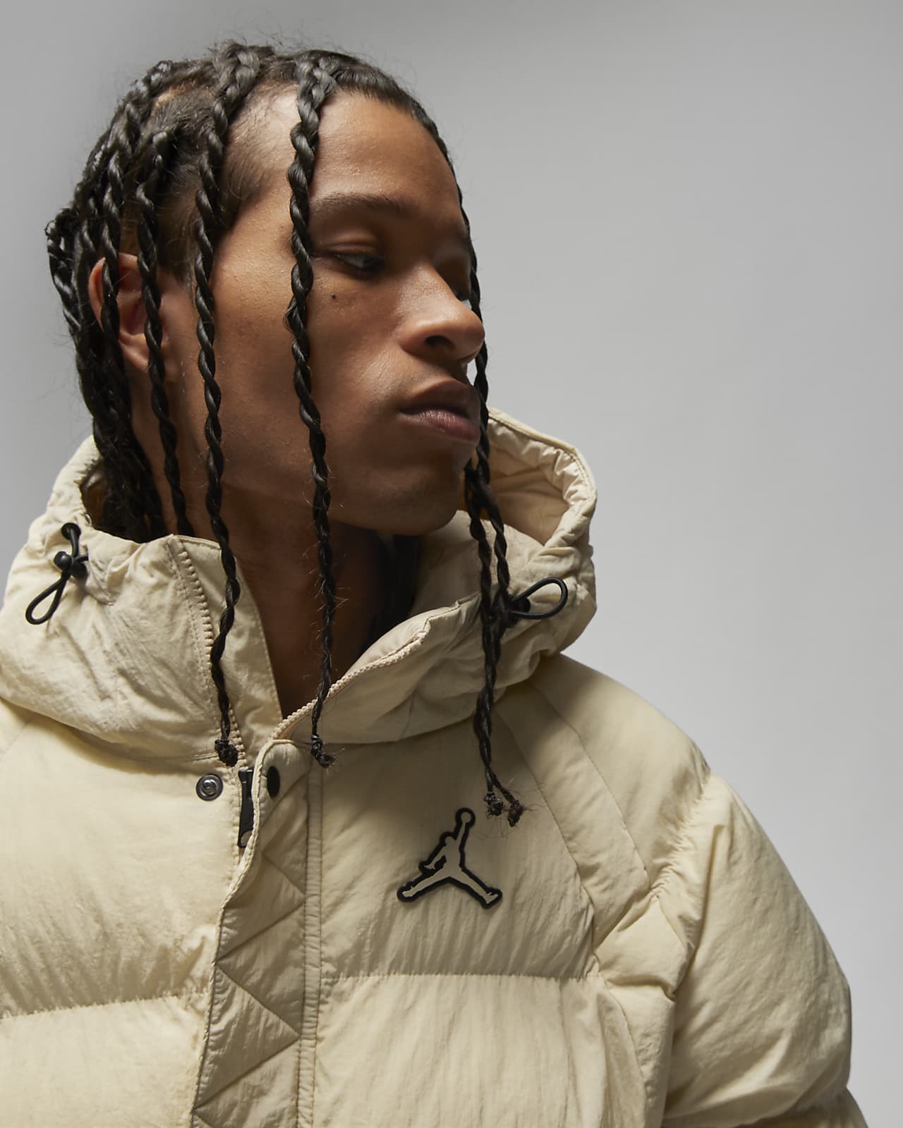 Мъжко яке Nike Men's Jordan Essential Puffer Jacket Beige - Ballistic Sport
