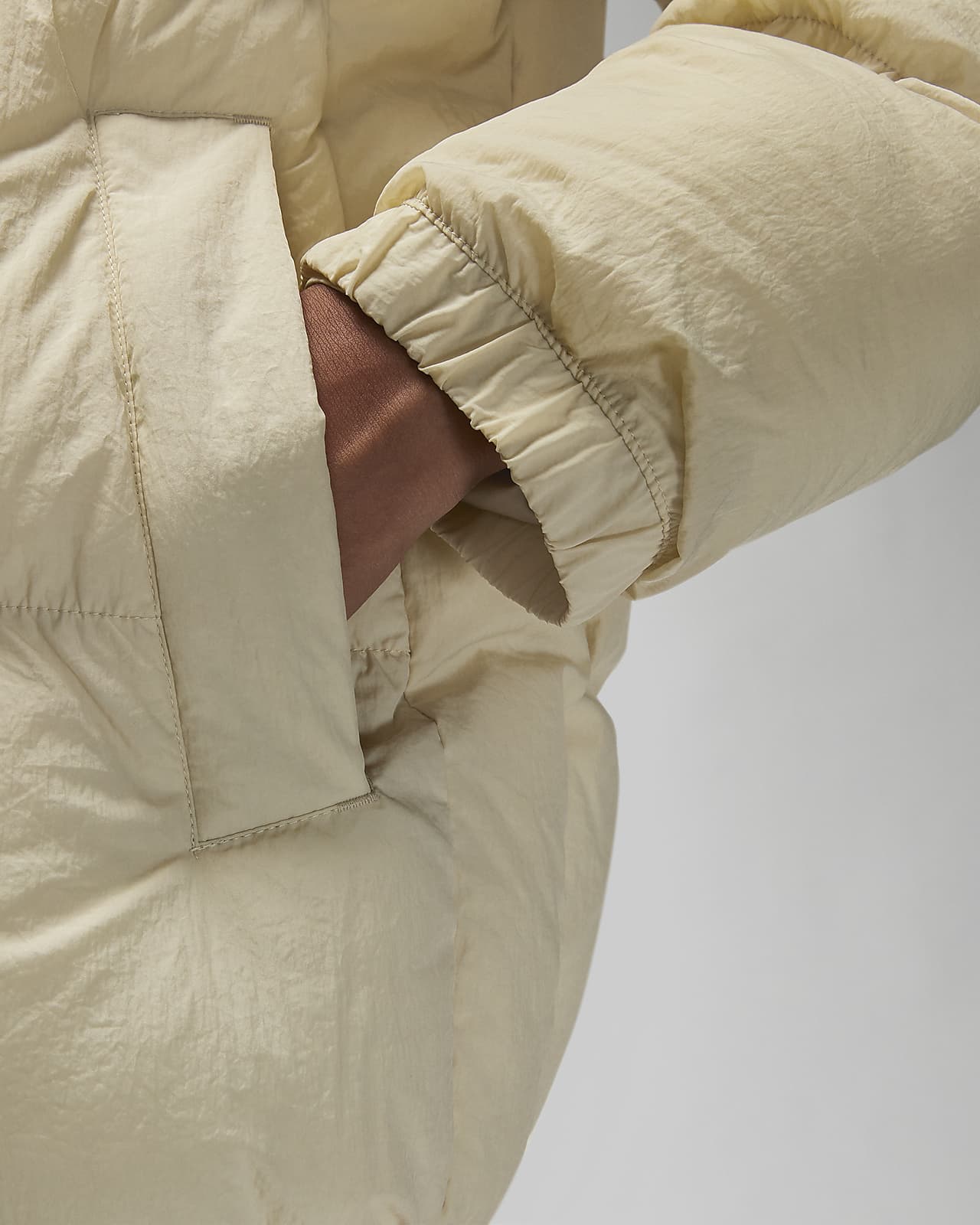 Мъжко яке Nike Men's Jordan Essential Puffer Jacket Beige - Ballistic Sport