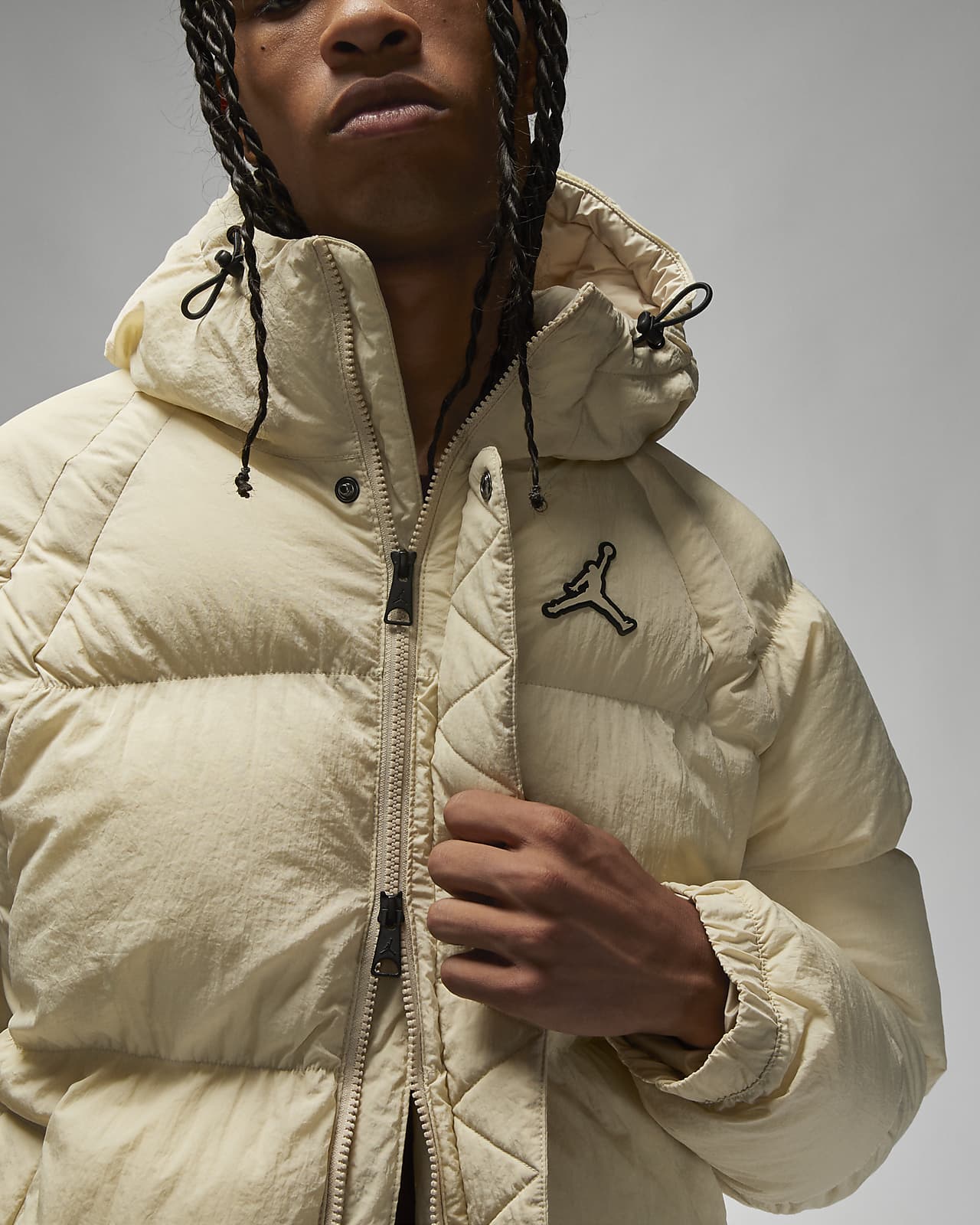 Мъжко яке Nike Men's Jordan Essential Puffer Jacket Beige - Ballistic Sport