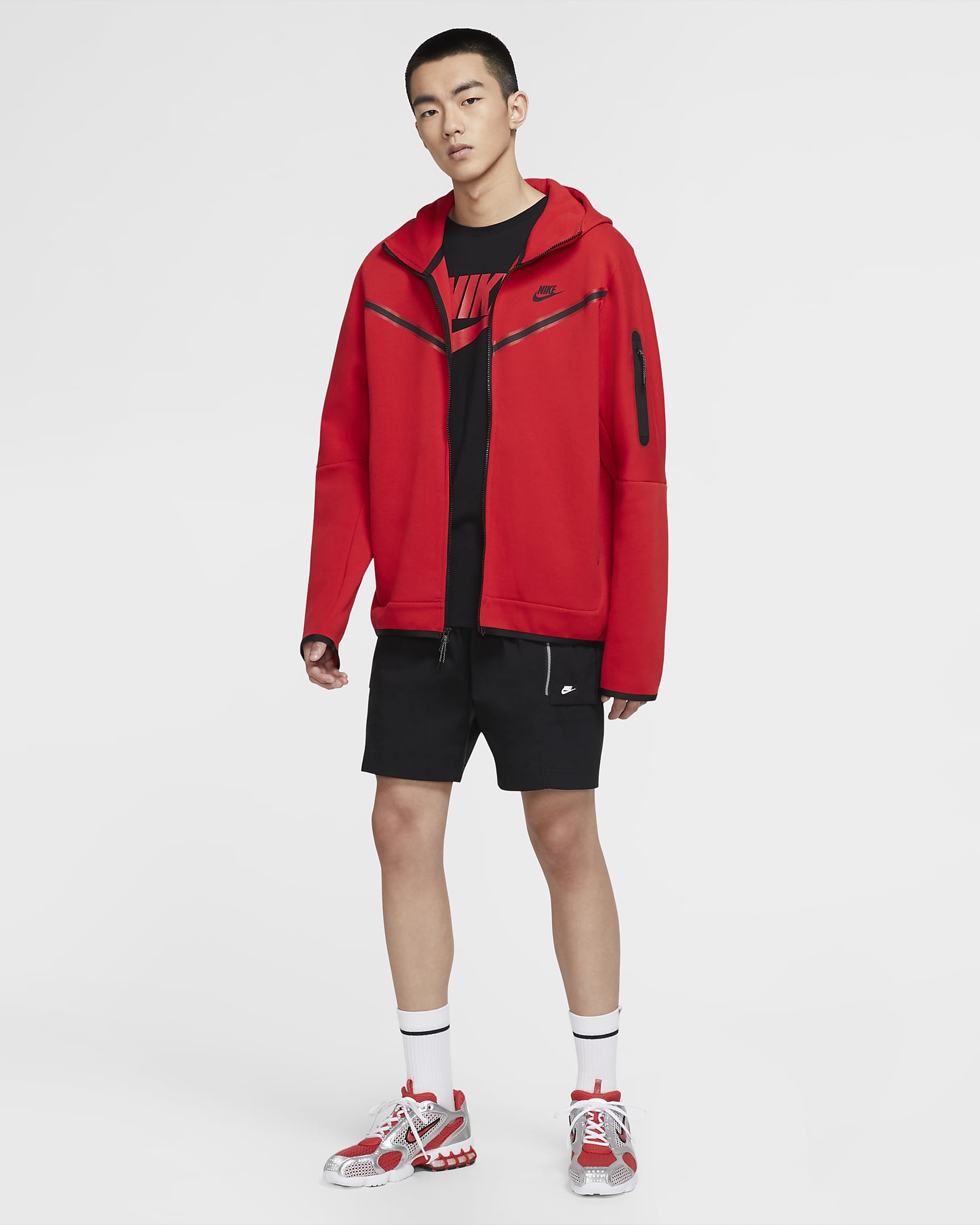 Мъжки Суитшърт NIKE M NSW TCH FLC HOODIE FZ - Ballistic Sport