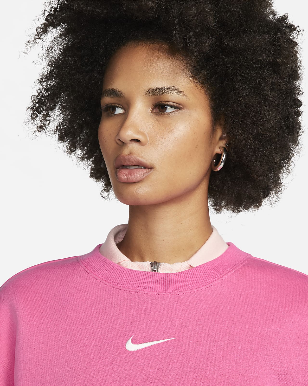 Дамски суитшърт Nike Women's Sportswear Phoenix Fleece Crew-Neck Sweatshirt - Ballistic Sport
