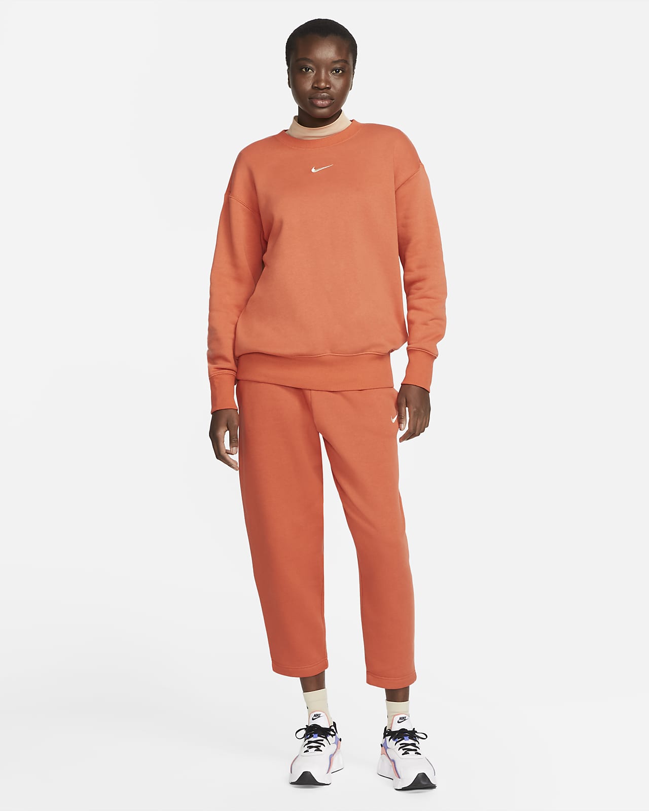 Дамски суитшърт Nike Women's Sportswear Phoenix Fleece Crew-Neck Sweatshirt - Ballistic Sport